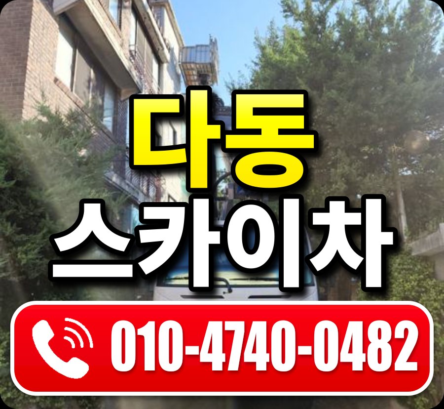 다동 스카이차 010-4740-0482