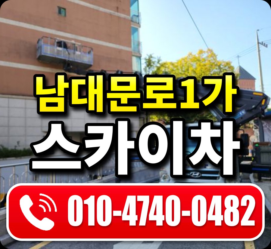 남대문로1가 스카이차 010-4740-0482