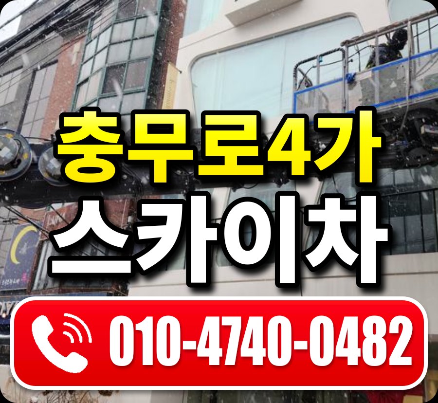 충무로4가 스카이차 010-4740-0482