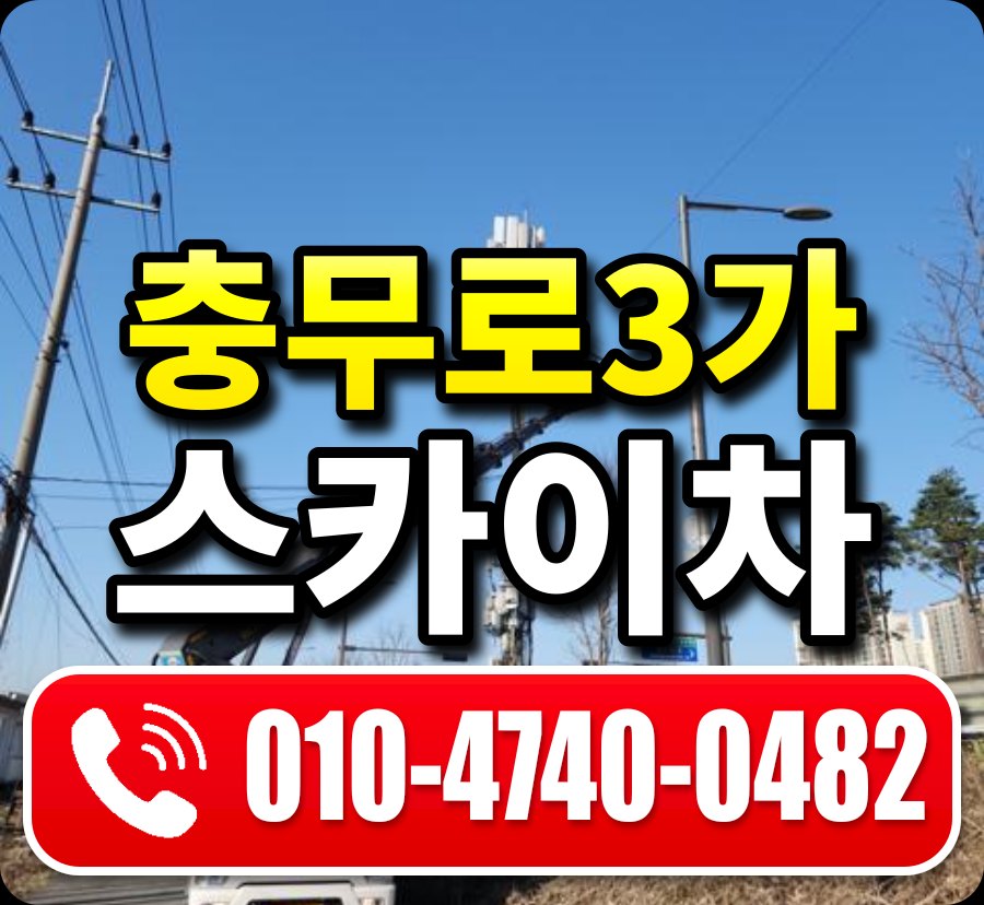 충무로3가 스카이차 010-4740-0482