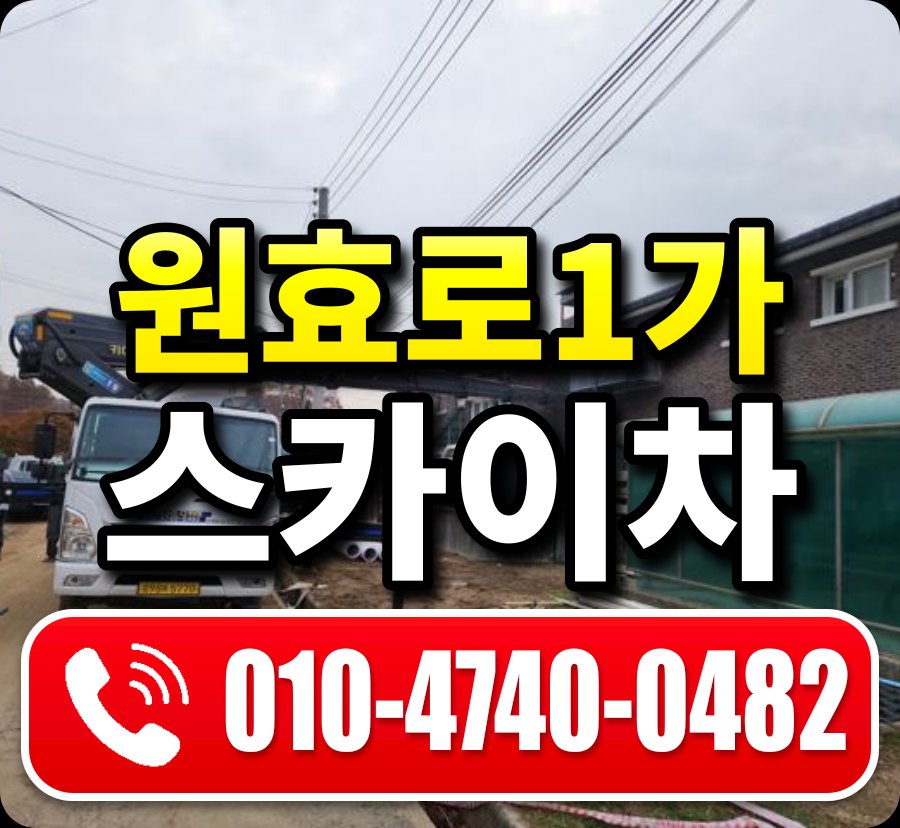 원효로1가 스카이차 010-4740-0482