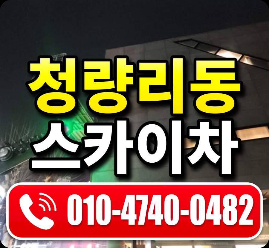 청량리동 스카이차 010-4740-0482