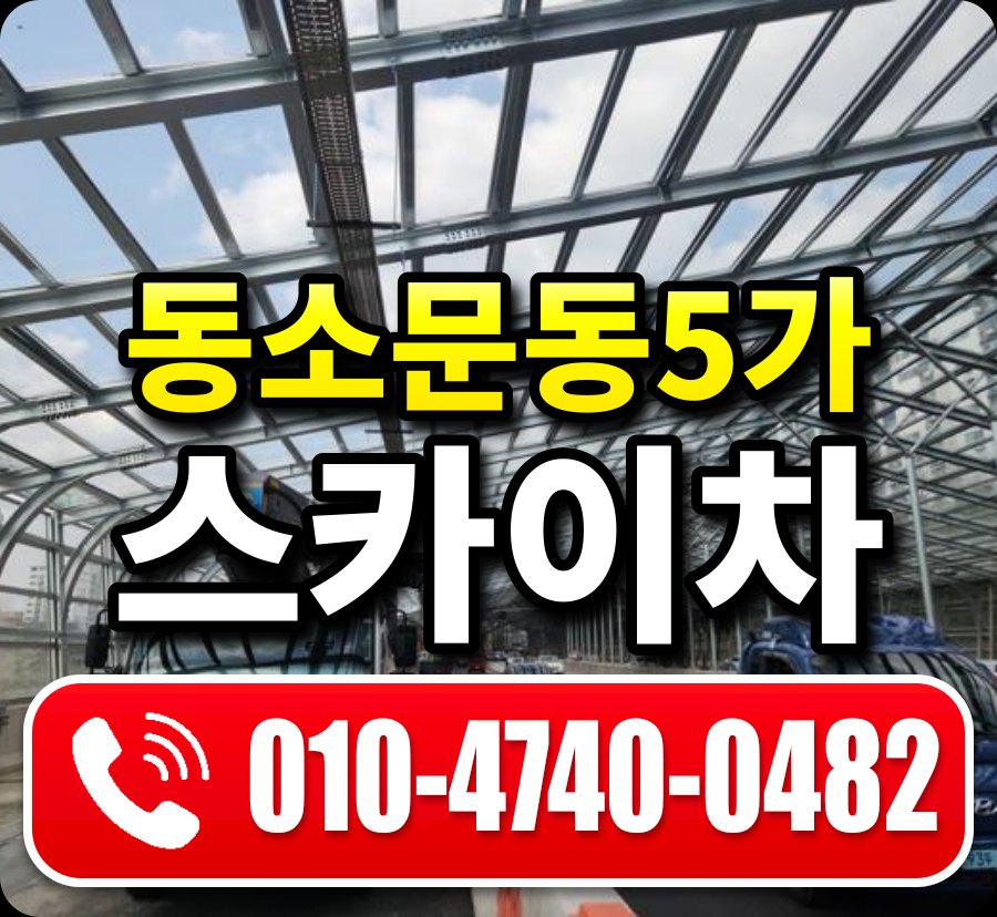 동소문동5가 스카이차 010-4740-0482