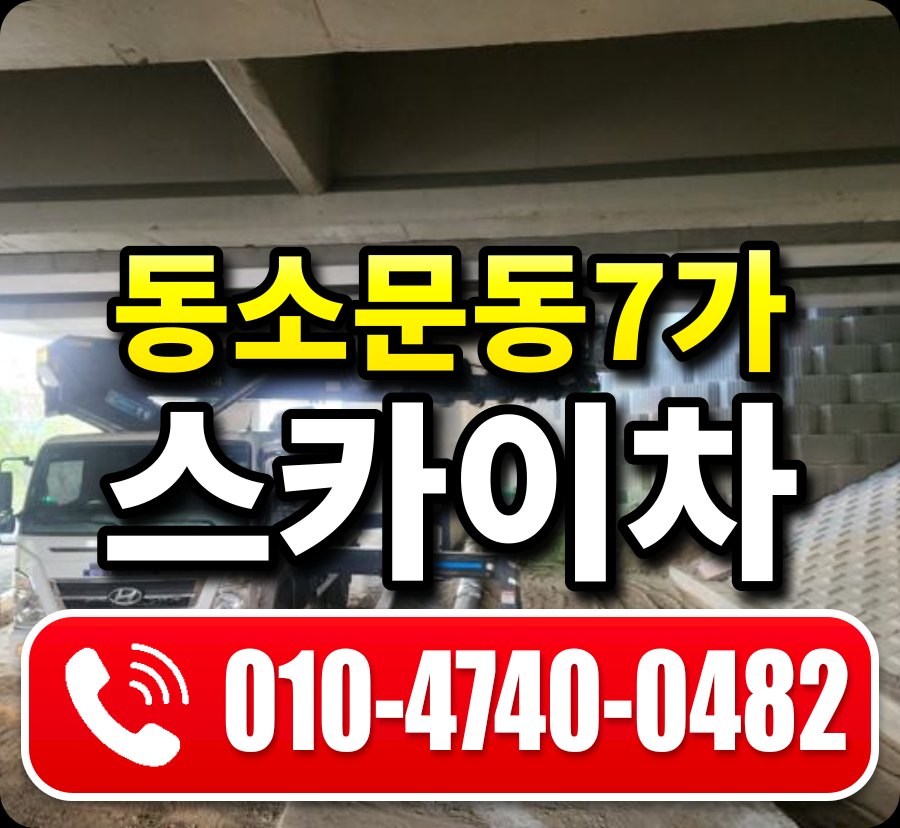 동소문동7가 스카이차 010-4740-0482