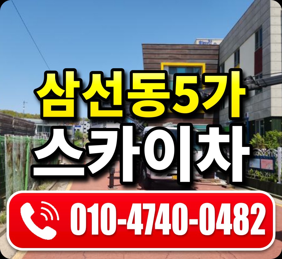 삼선동5가 스카이차 010-4740-0482
