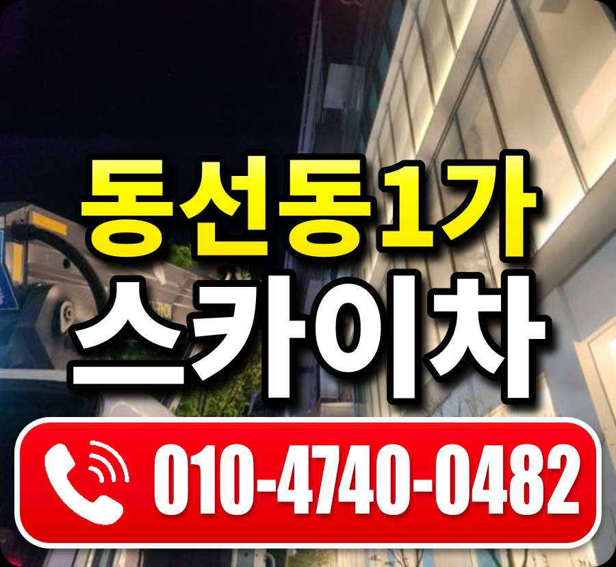 동선동1가 스카이차 010-4740-0482