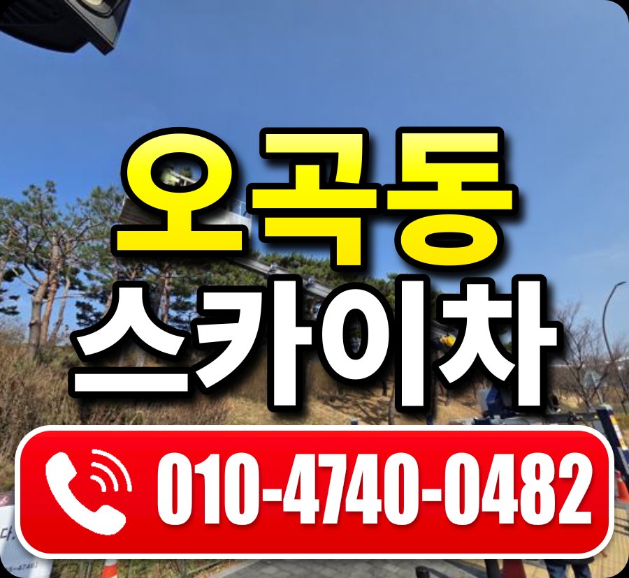 오곡동 스카이차 010-4740-0482