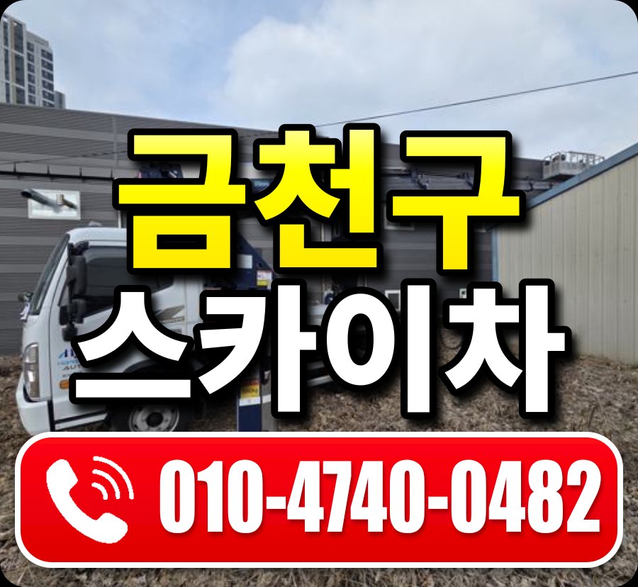 금천구 스카이차 010-4740-0482