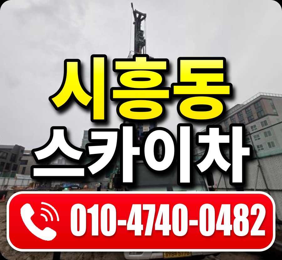 시흥동 스카이차 010-4740-0482