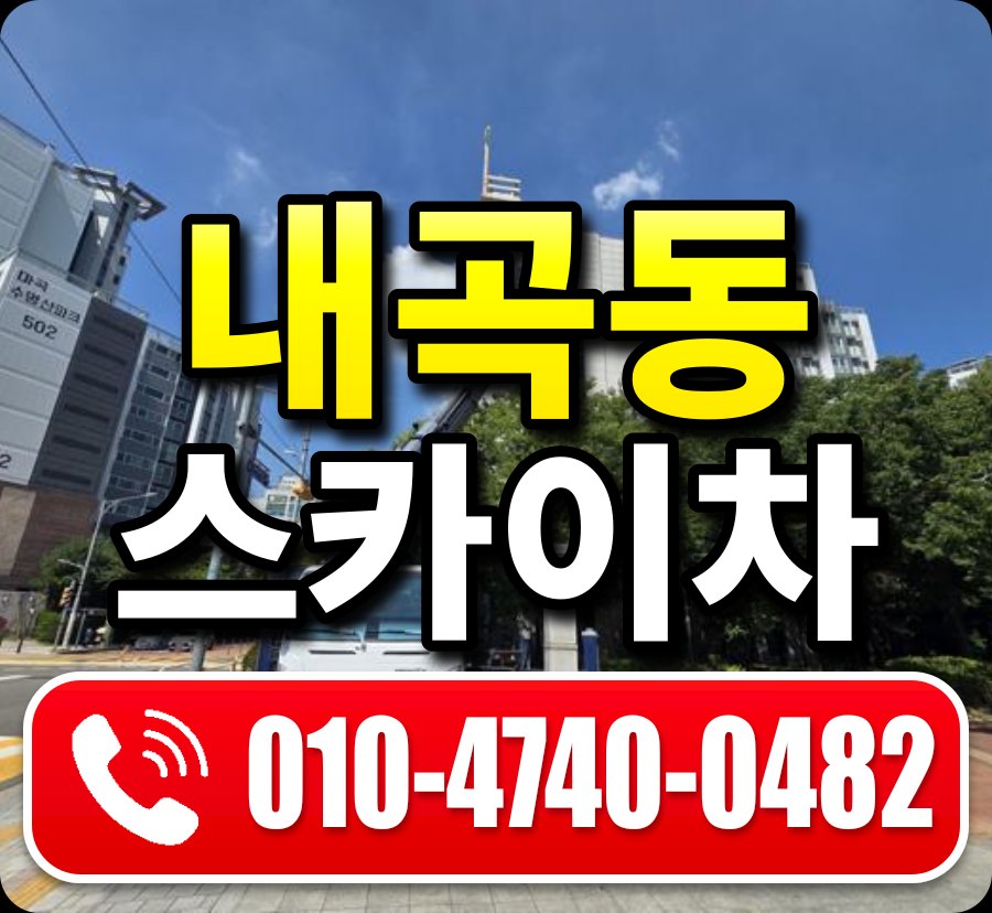 내곡동 스카이차 010-4740-0482