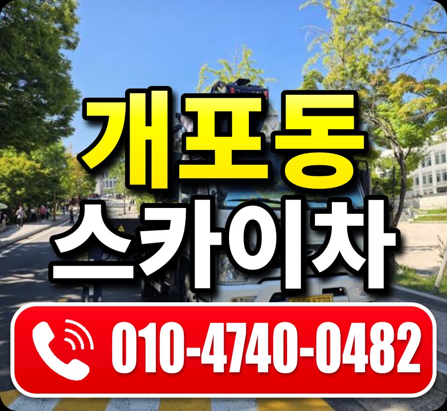개포동 스카이차 010-4740-0482