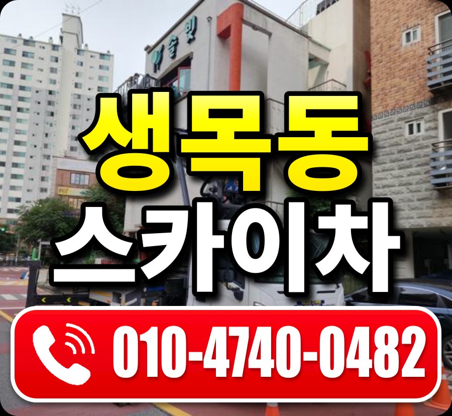생목동 스카이차 010-4740-0482