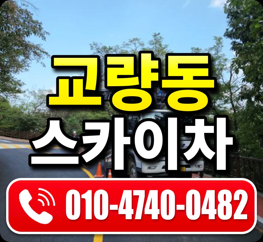 교량동 스카이차 010-4740-0482