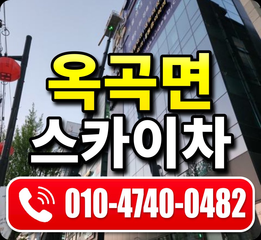옥곡면 스카이차 010-4740-0482