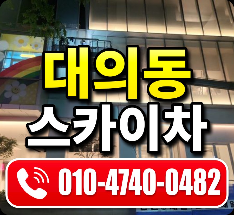 대의동 스카이차 010-4740-0482