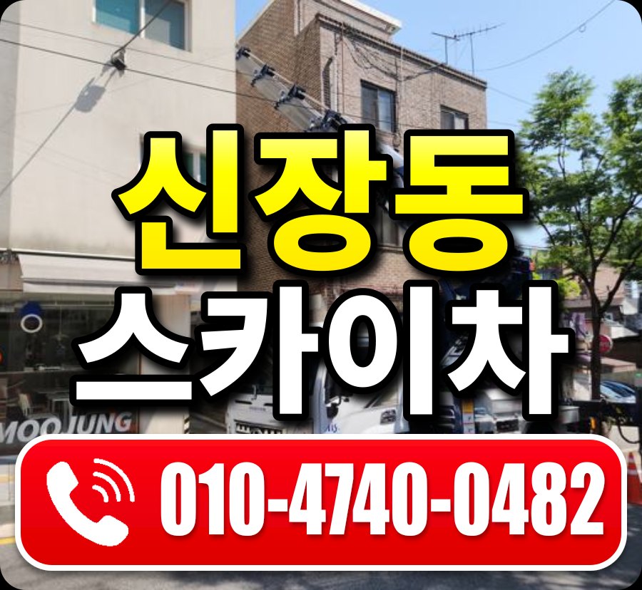 신장동 스카이차 010-4740-0482