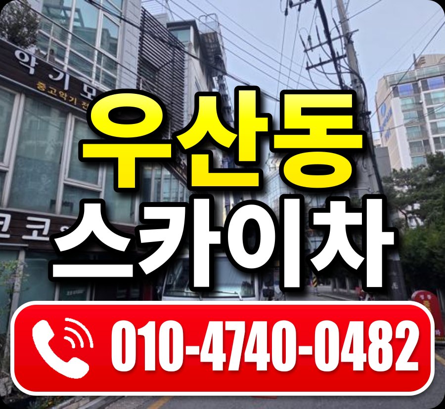 우산동 스카이차 010-4740-0482