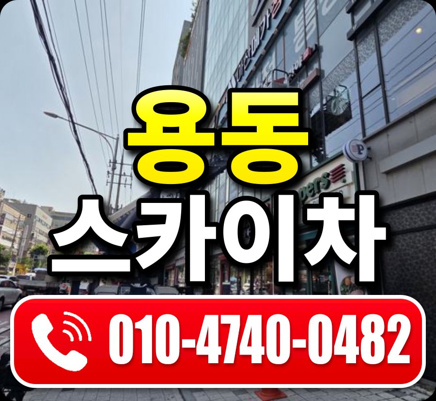 용동 스카이차 010-4740-0482