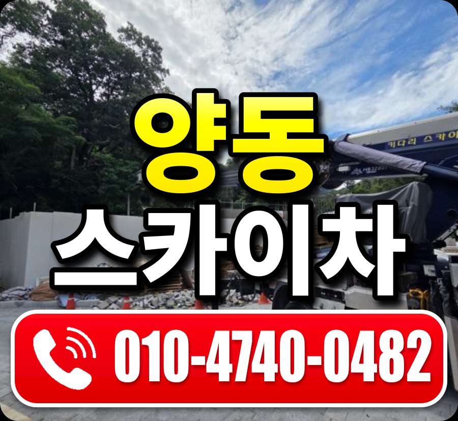 양동 스카이차 010-4740-0482