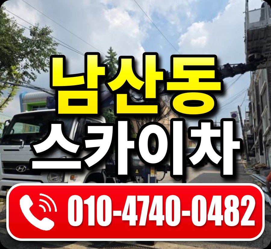 남산동 스카이차 010-4740-0482