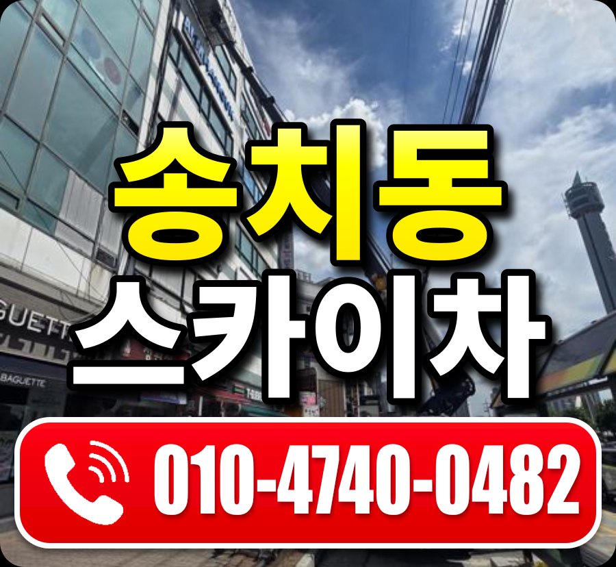 송치동 스카이차 010-4740-0482