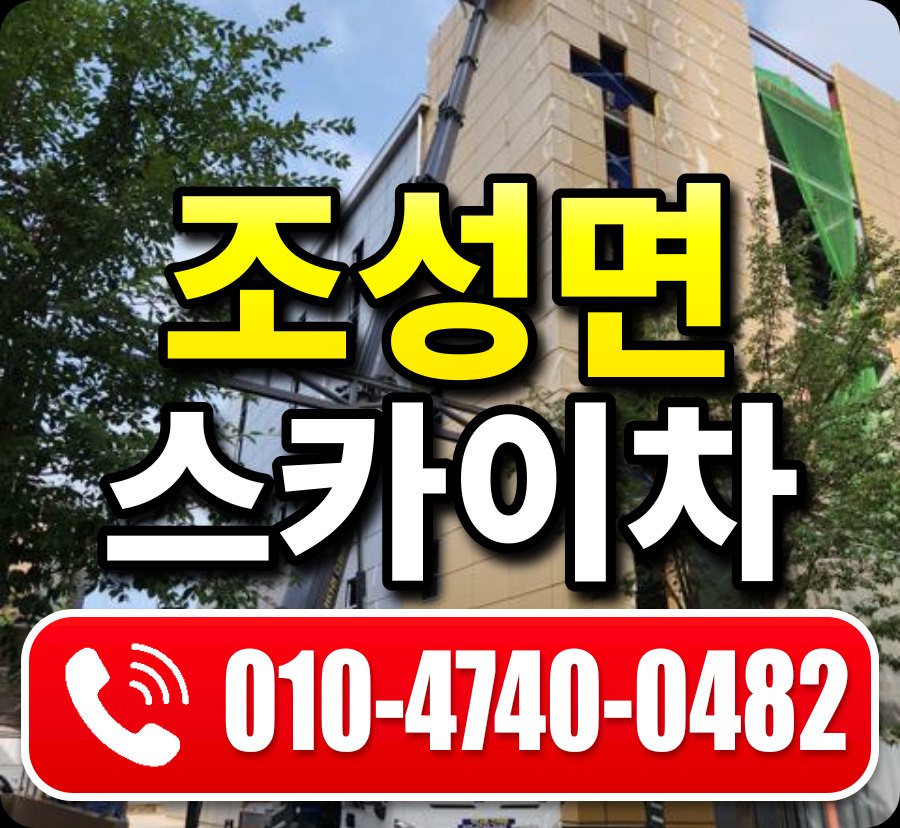 조성면 스카이차 010-4740-0482