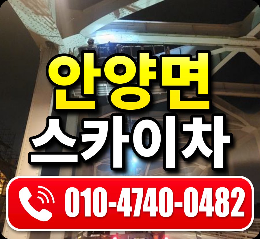 안양면 스카이차 010-4740-0482