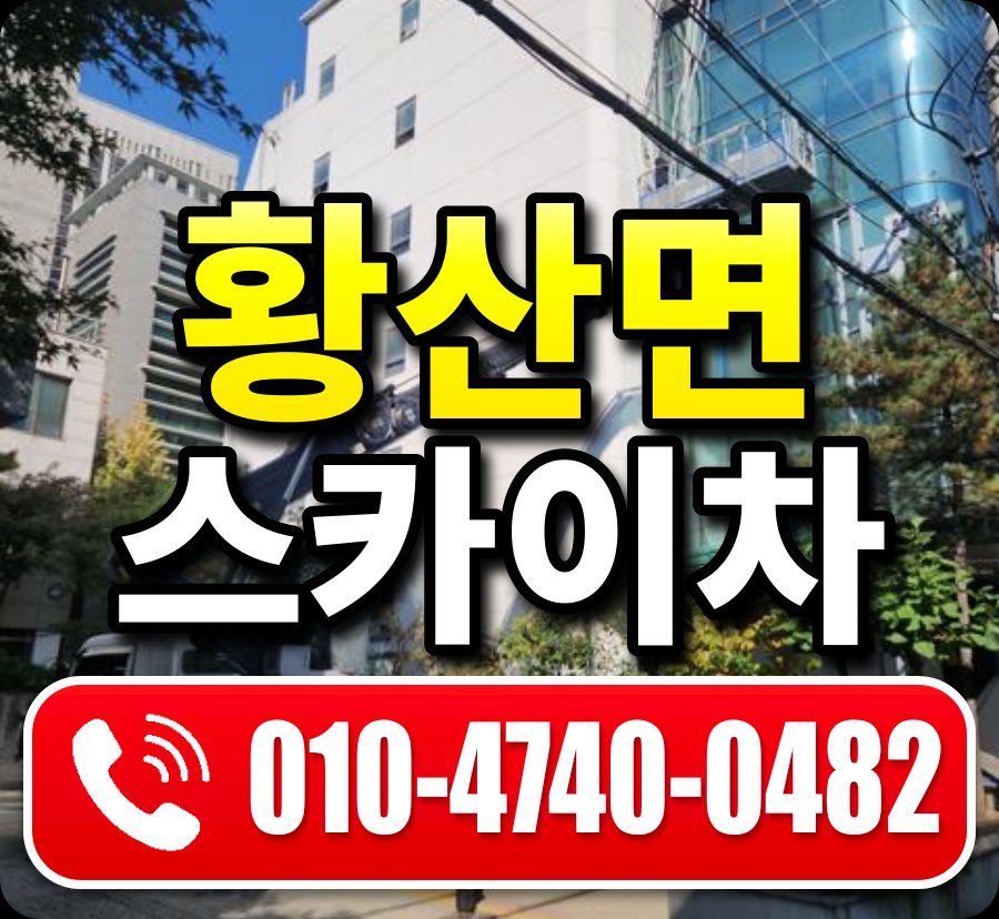 황산면 스카이차 010-4740-0482