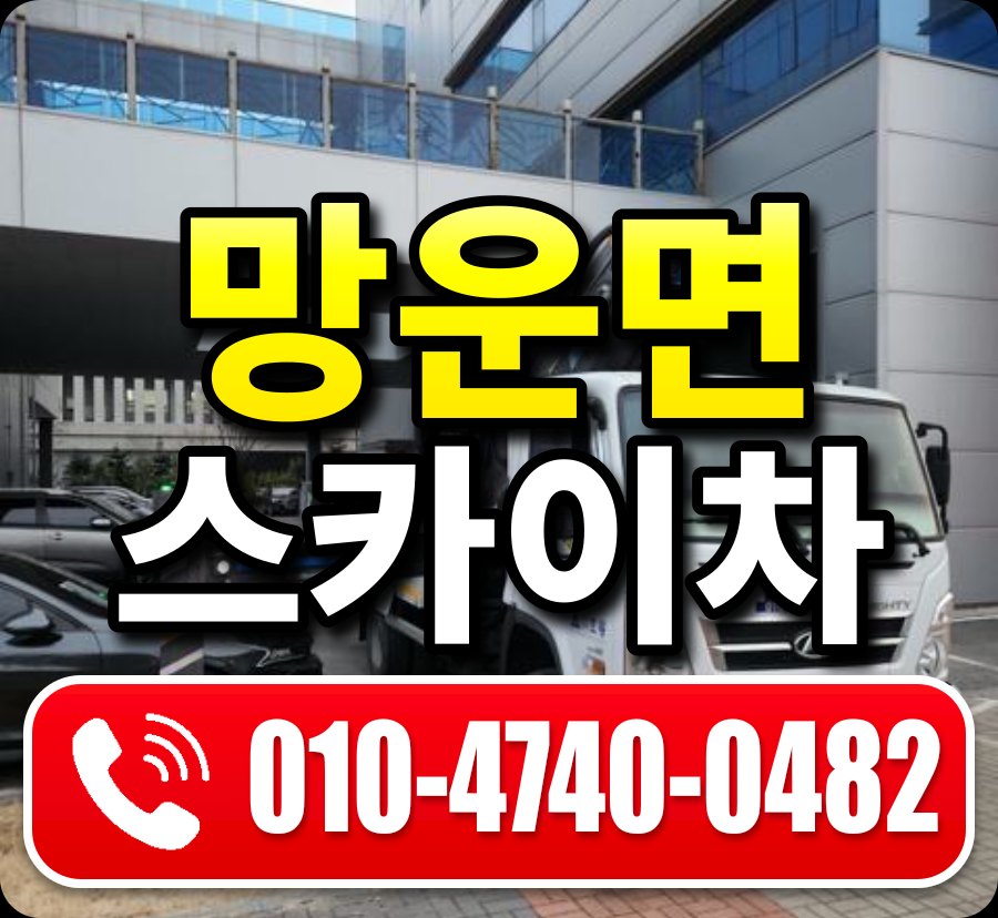 망운면 스카이차 010-4740-0482
