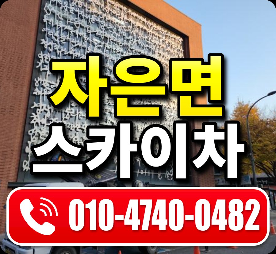 자은면 스카이차 010-4740-0482