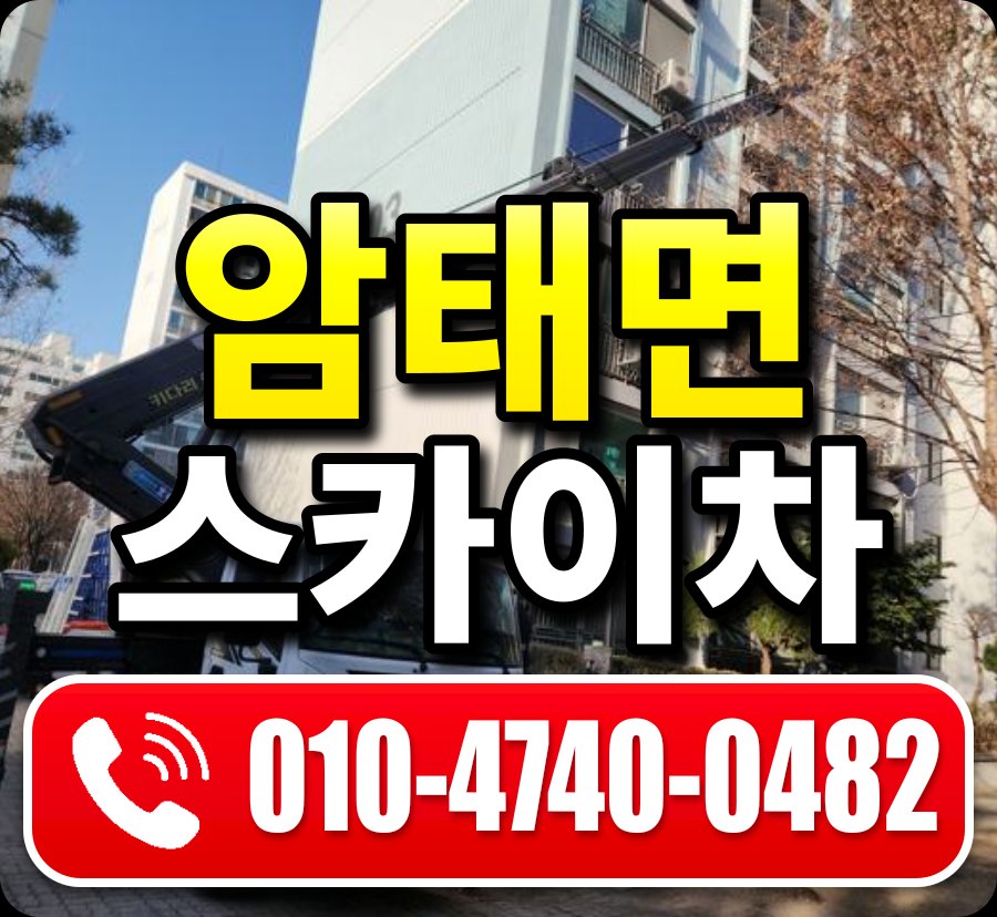 암태면 스카이차 010-4740-0482