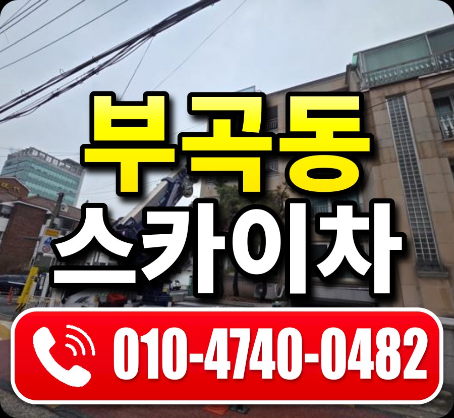 부곡동 스카이차 010-4740-0482