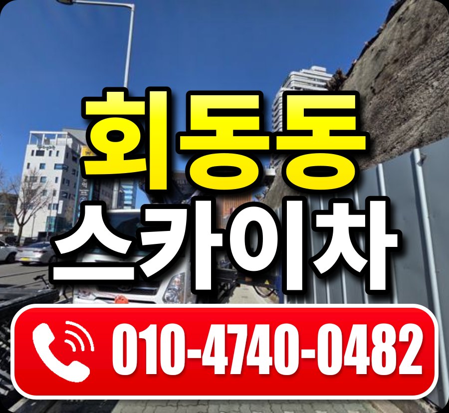 회동동 스카이차 010-4740-0482