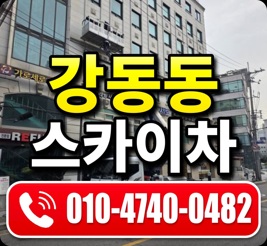 강동동 스카이차 010-4740-0482