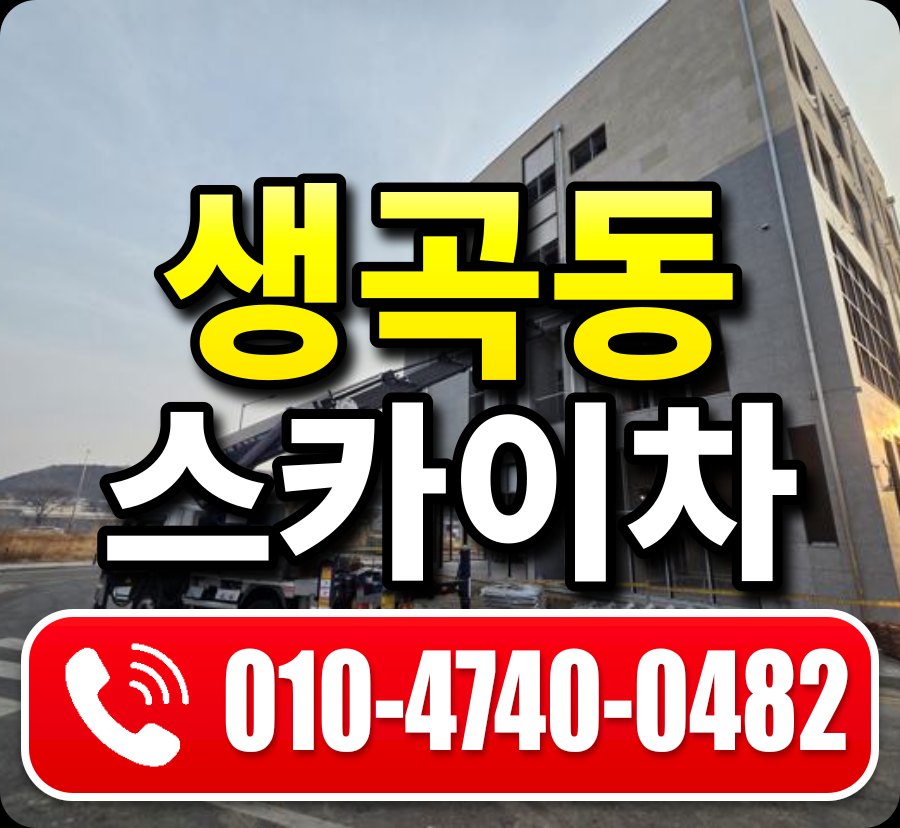 생곡동 스카이차 010-4740-0482