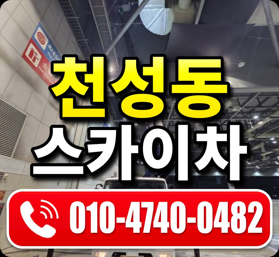 천성동 스카이차 010-4740-0482