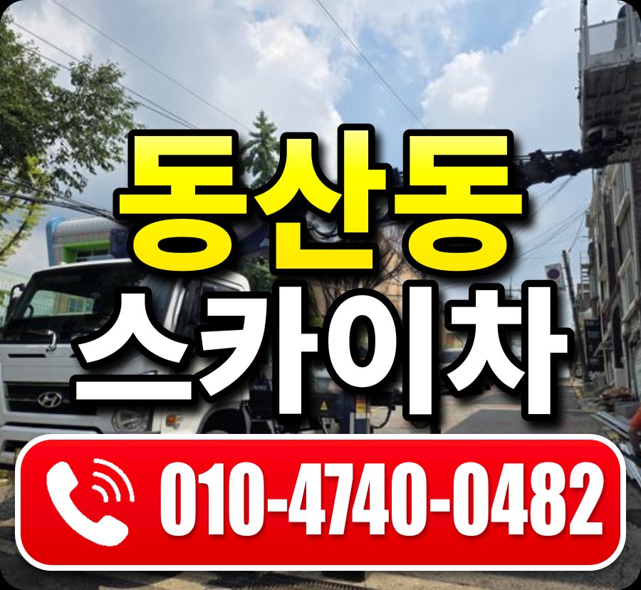 동산동 스카이차 010-4740-0482