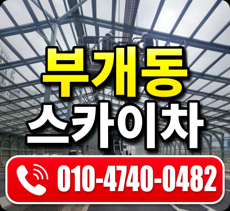 부개동 스카이차 010-4740-0482