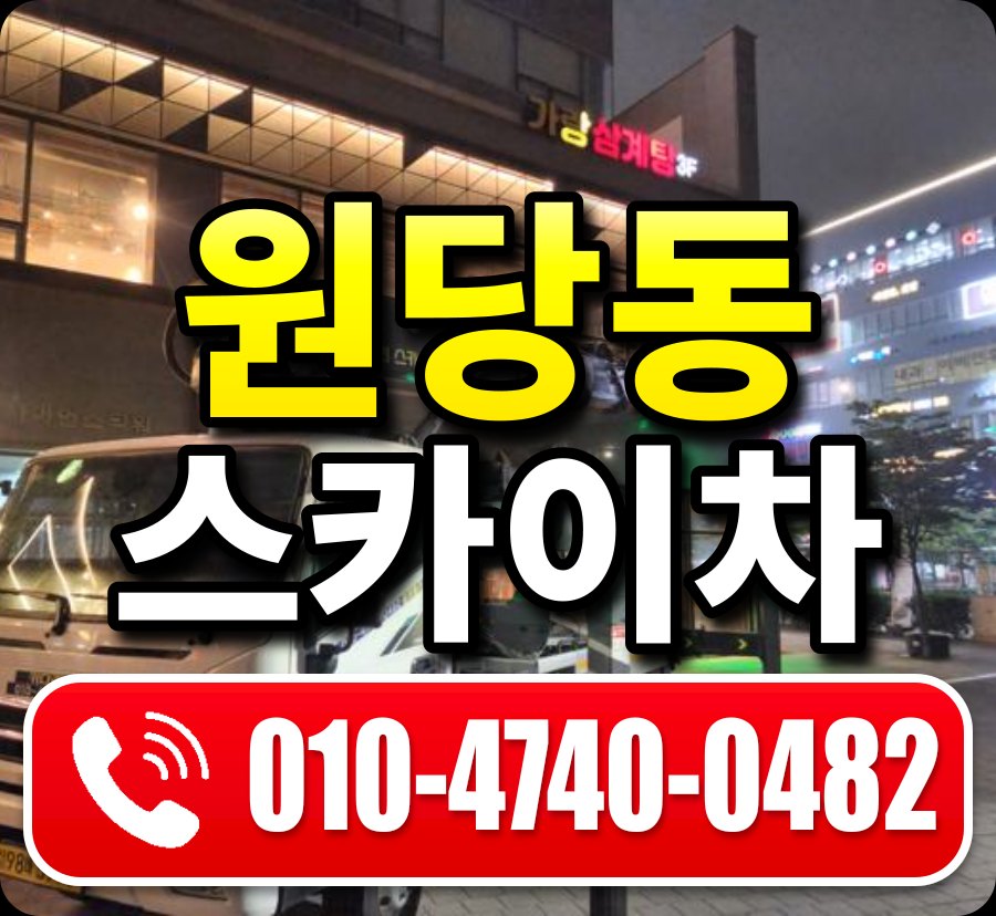 원당동 스카이차 010-4740-0482