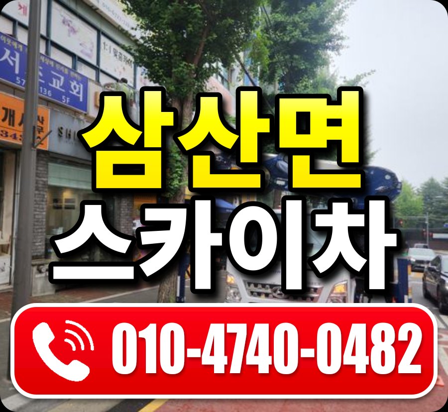 삼산면 스카이차 010-4740-0482
