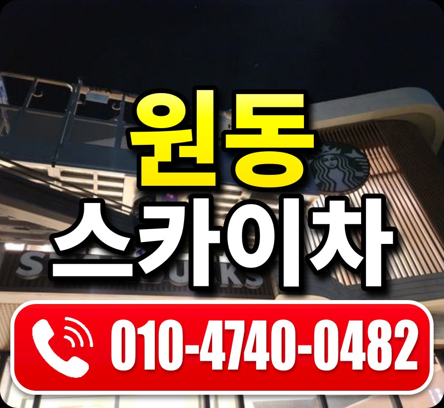 원동 스카이차 010-4740-0482