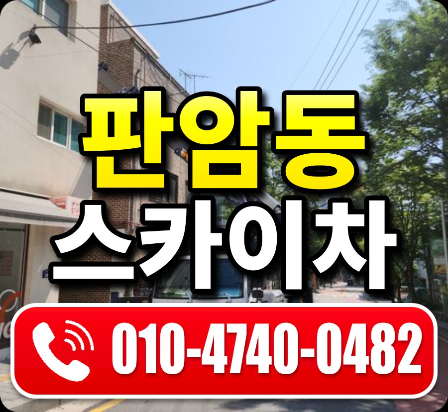 판암동 스카이차 010-4740-0482