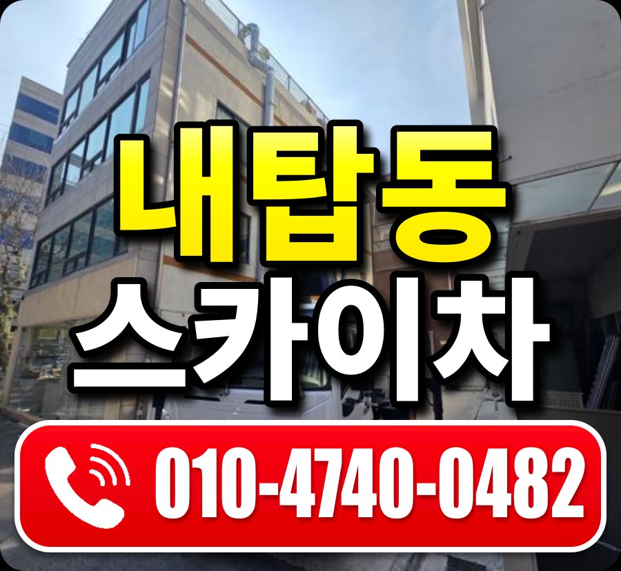 내탑동 스카이차 010-4740-0482