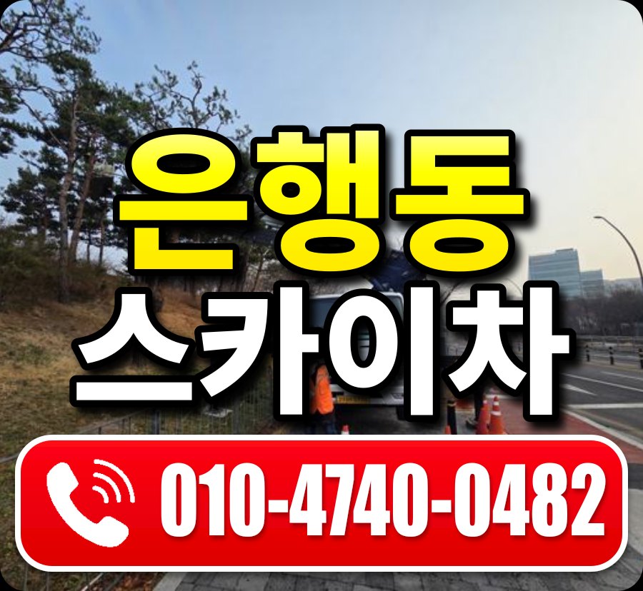 은행동 스카이차 010-4740-0482