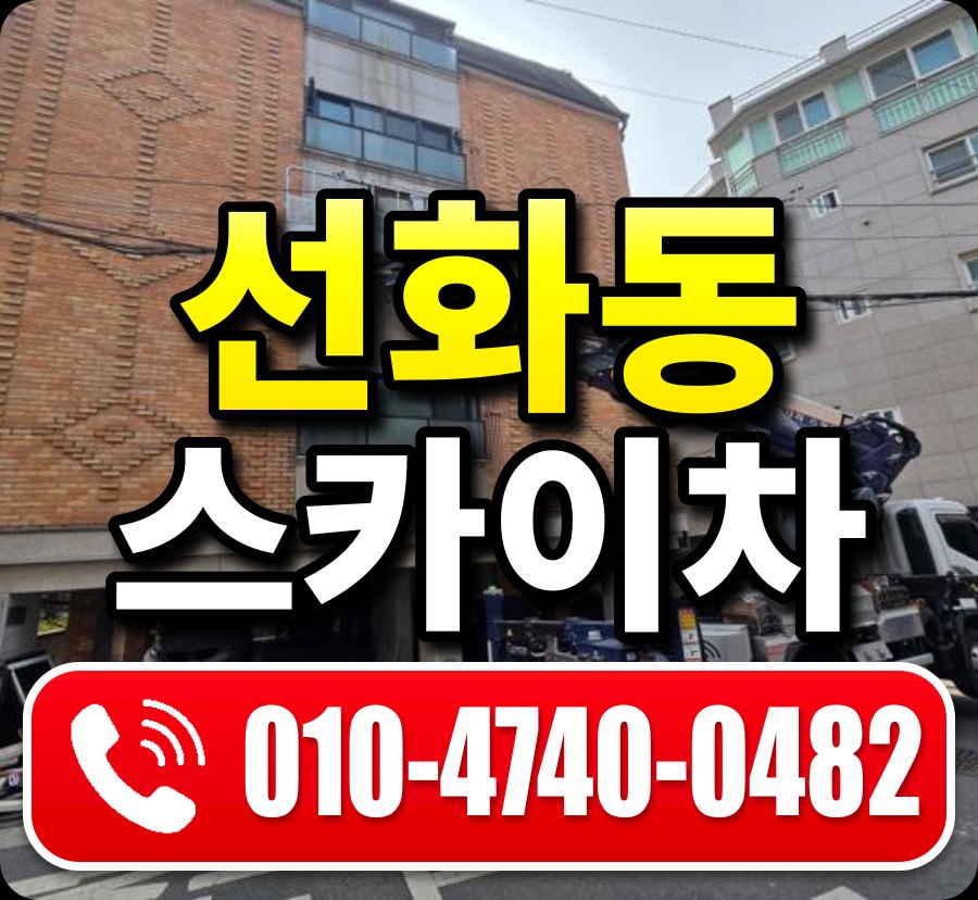 선화동 스카이차 010-4740-0482