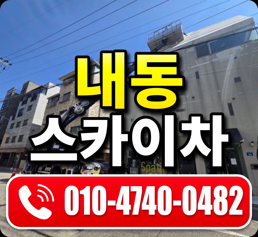 내동 스카이차 010-4740-0482