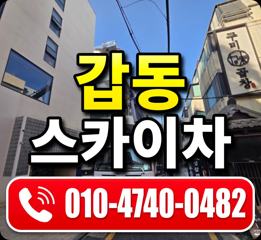 갑동 스카이차 010-4740-0482