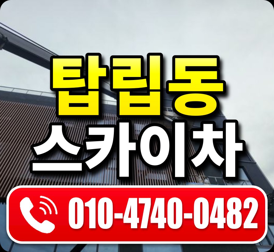 탑립동 스카이차 010-4740-0482