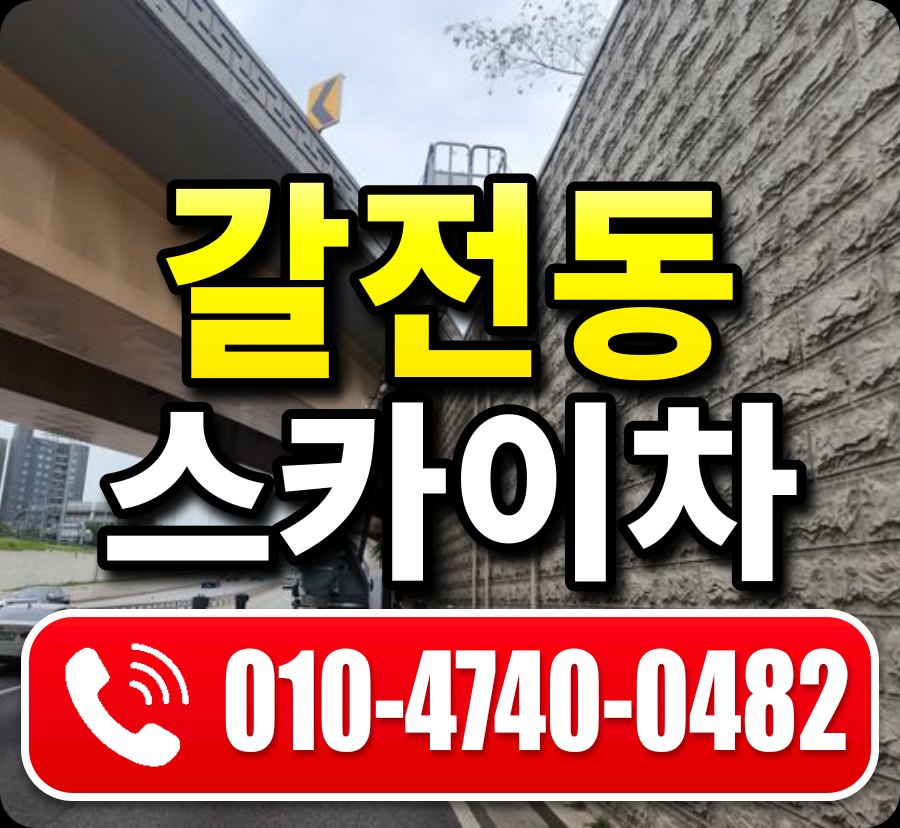 갈전동 스카이차 010-4740-0482