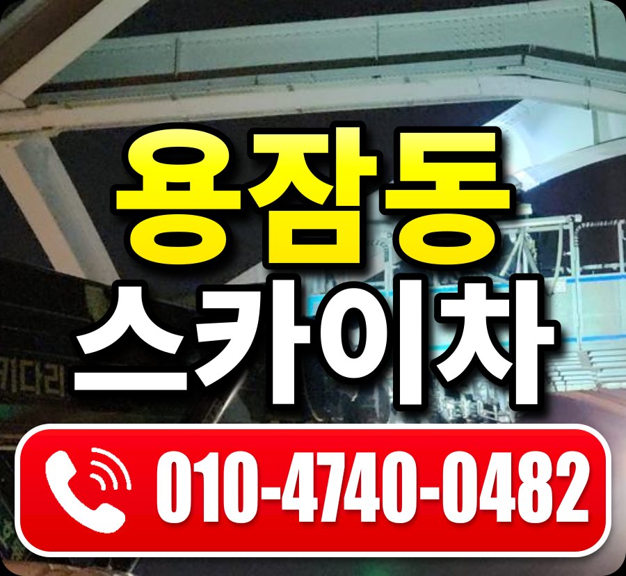 용잠동 스카이차 010-4740-0482